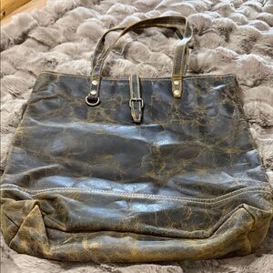 Myra Large Bag Distressed Brown Leather nice weekend or overnight bag…